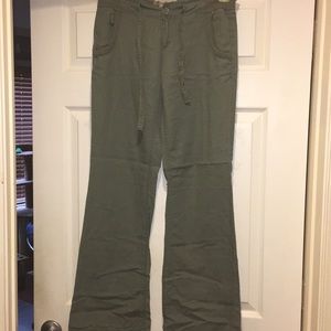 Freestyle Revolution Green Linen Blend Pants